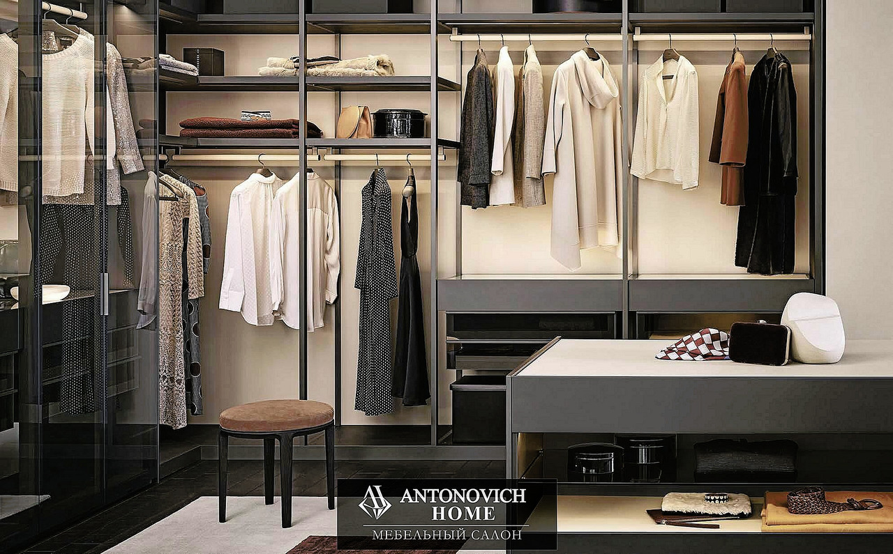Poliform Senzafine Walk-In Wardrobe System, view 8
