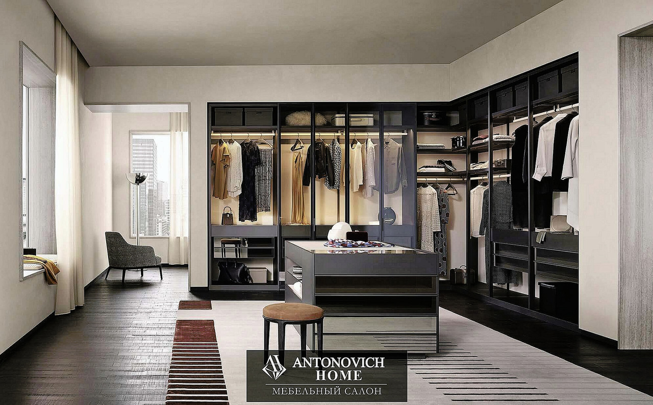 Poliform Senzafine Walk-In Wardrobe System, view 10