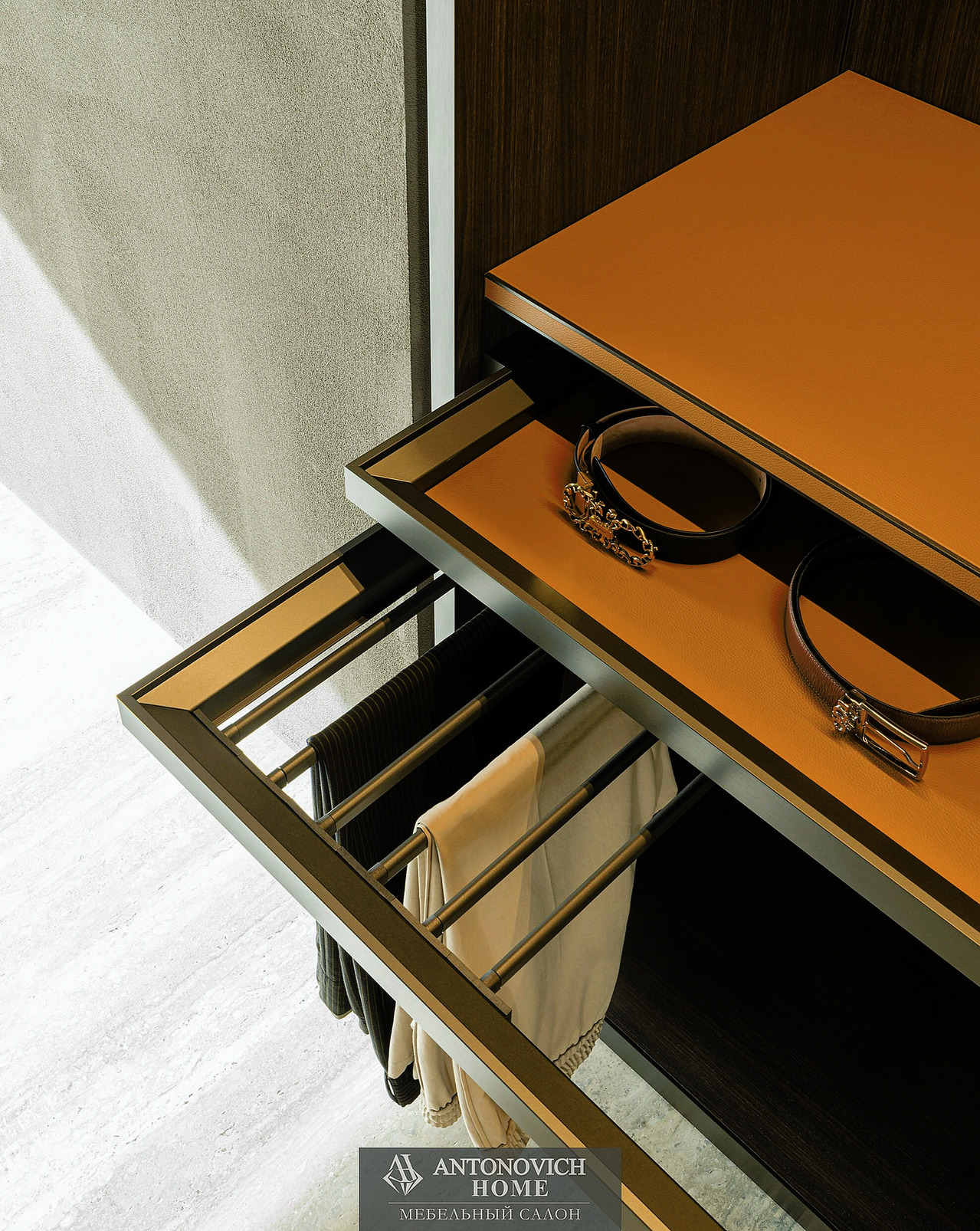 Molteni Group Gliss Master Walk-In Wardrobe, view 6