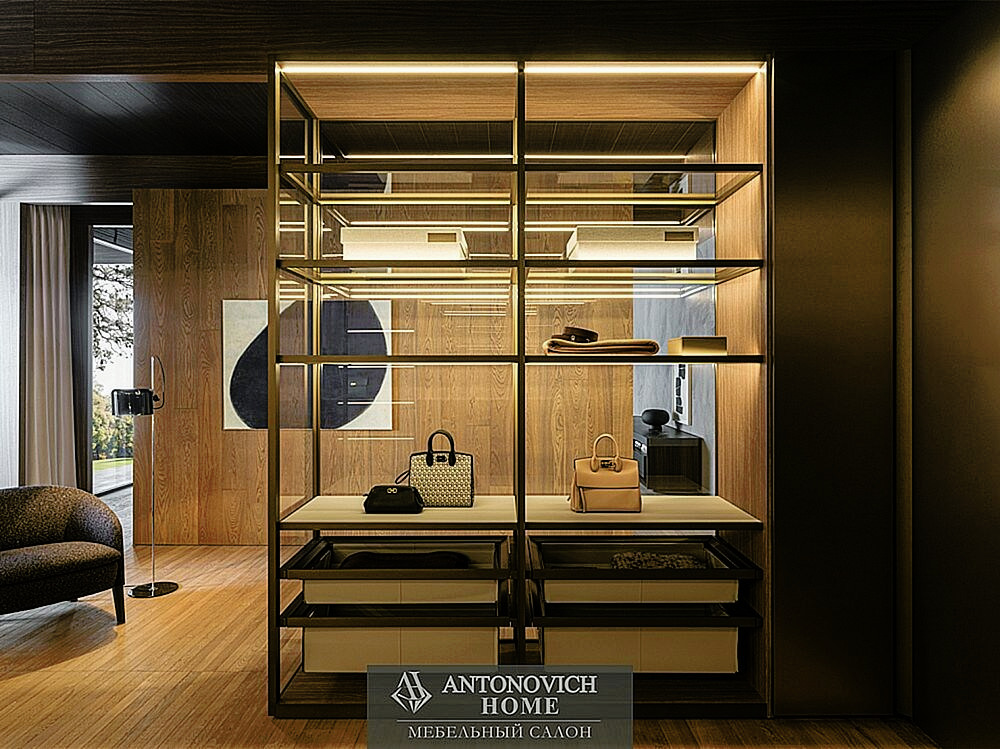 Molteni Group Gliss Master Walk-In Wardrobe, view 2