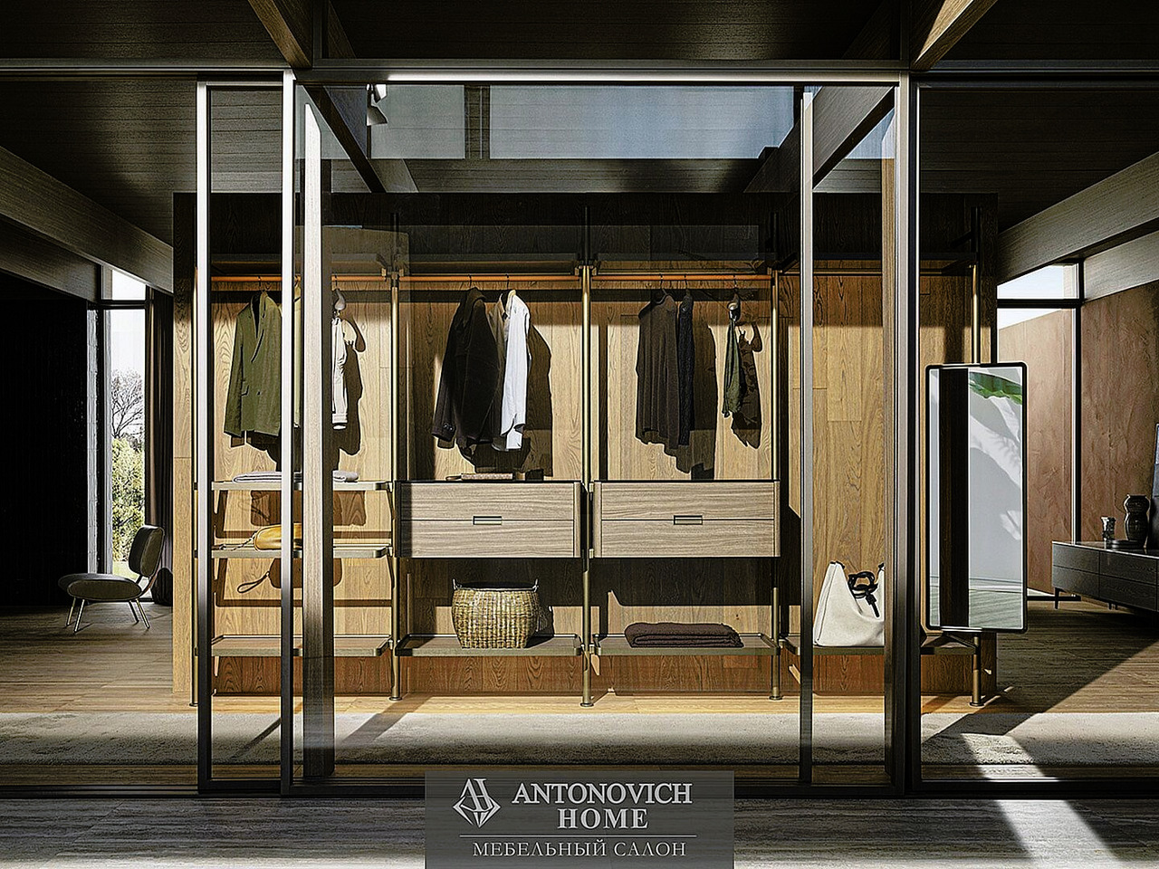 Molteni Group Hector Night Wardrobe System