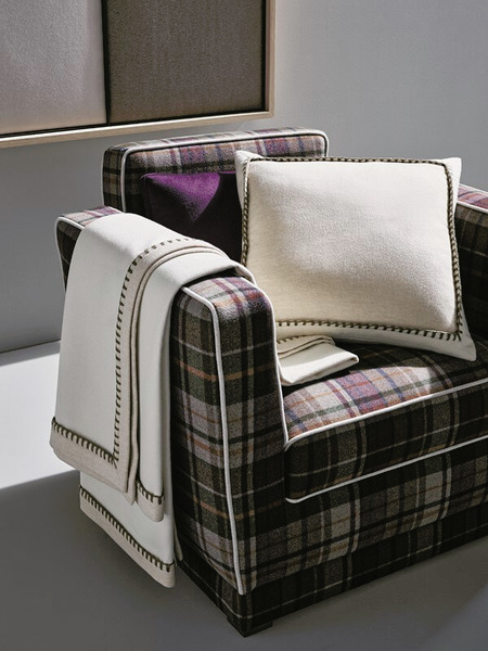 Loro Piana Interiors at Antonovych Home, blankets, throws, cushions