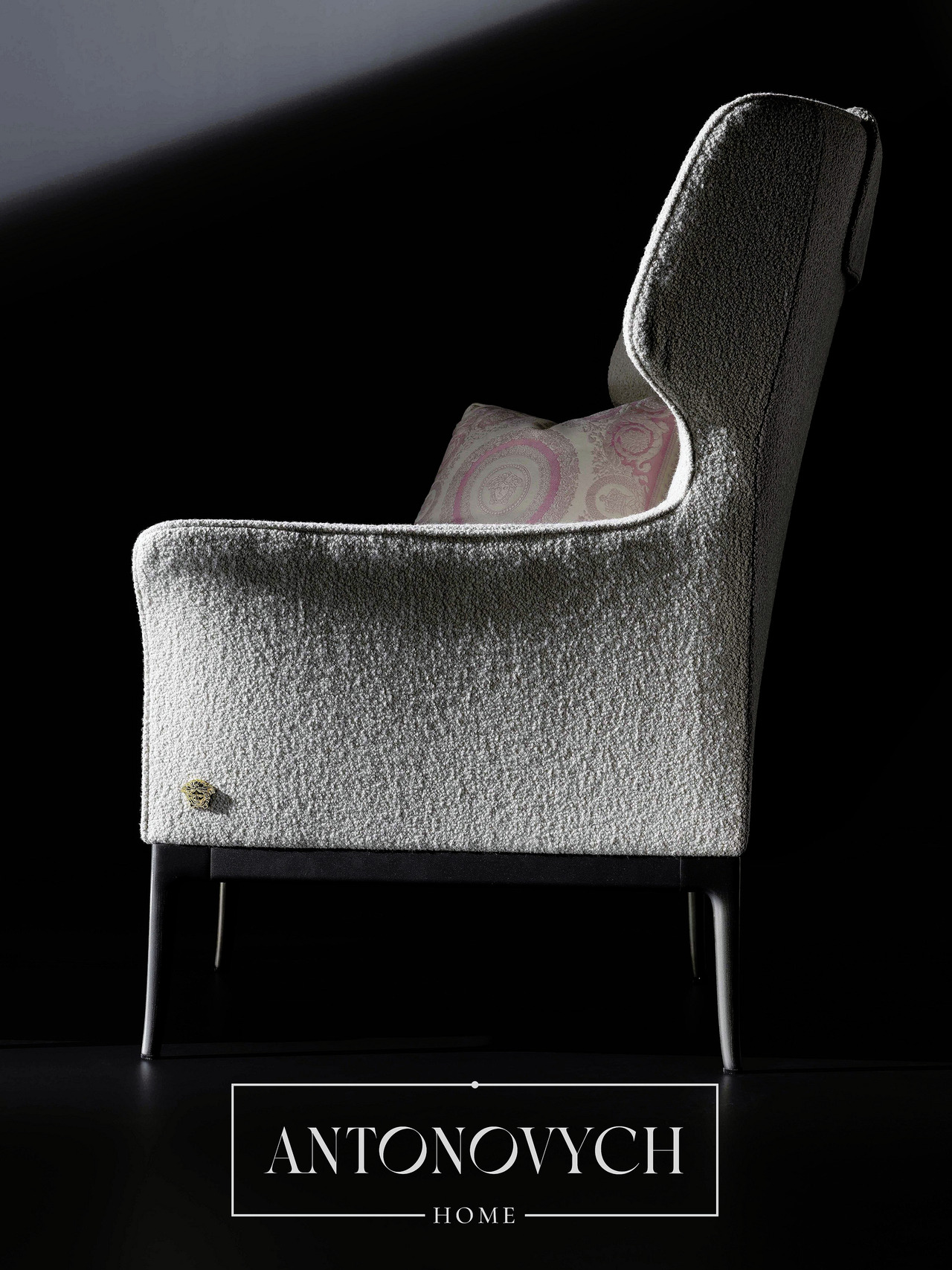 Versace Home Stiletto Armchair and Footstool