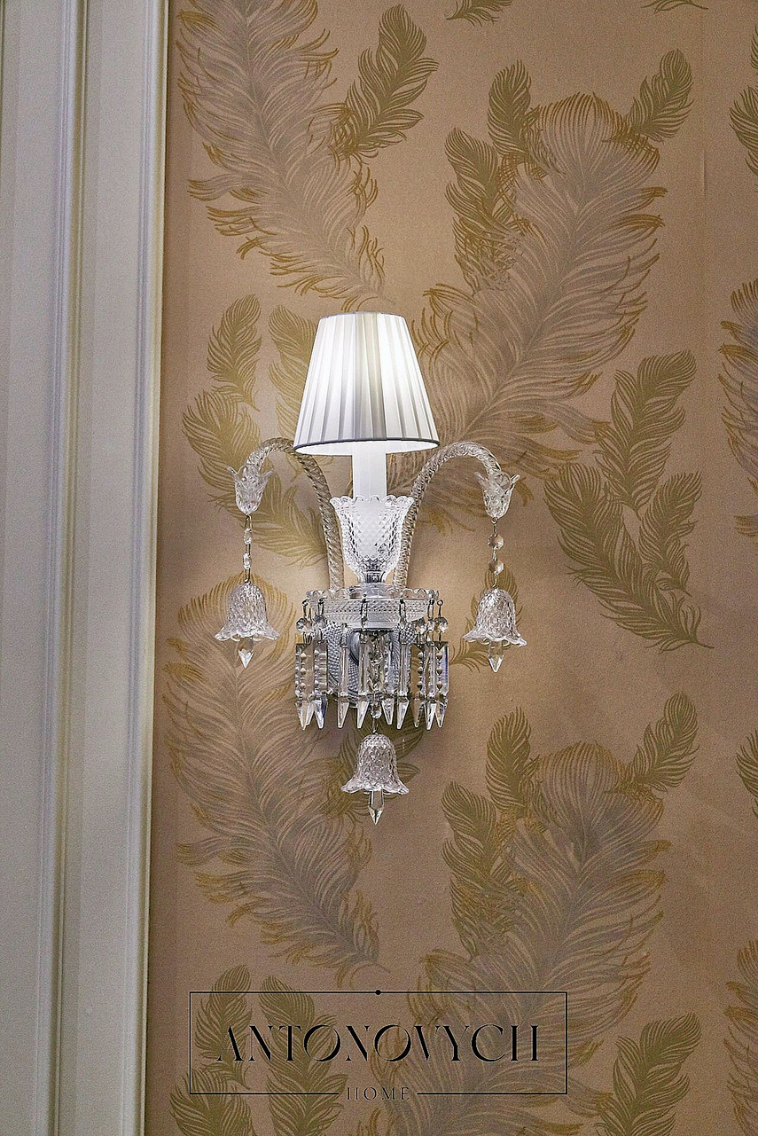 Crystal Wall Lights with Shades, view 3