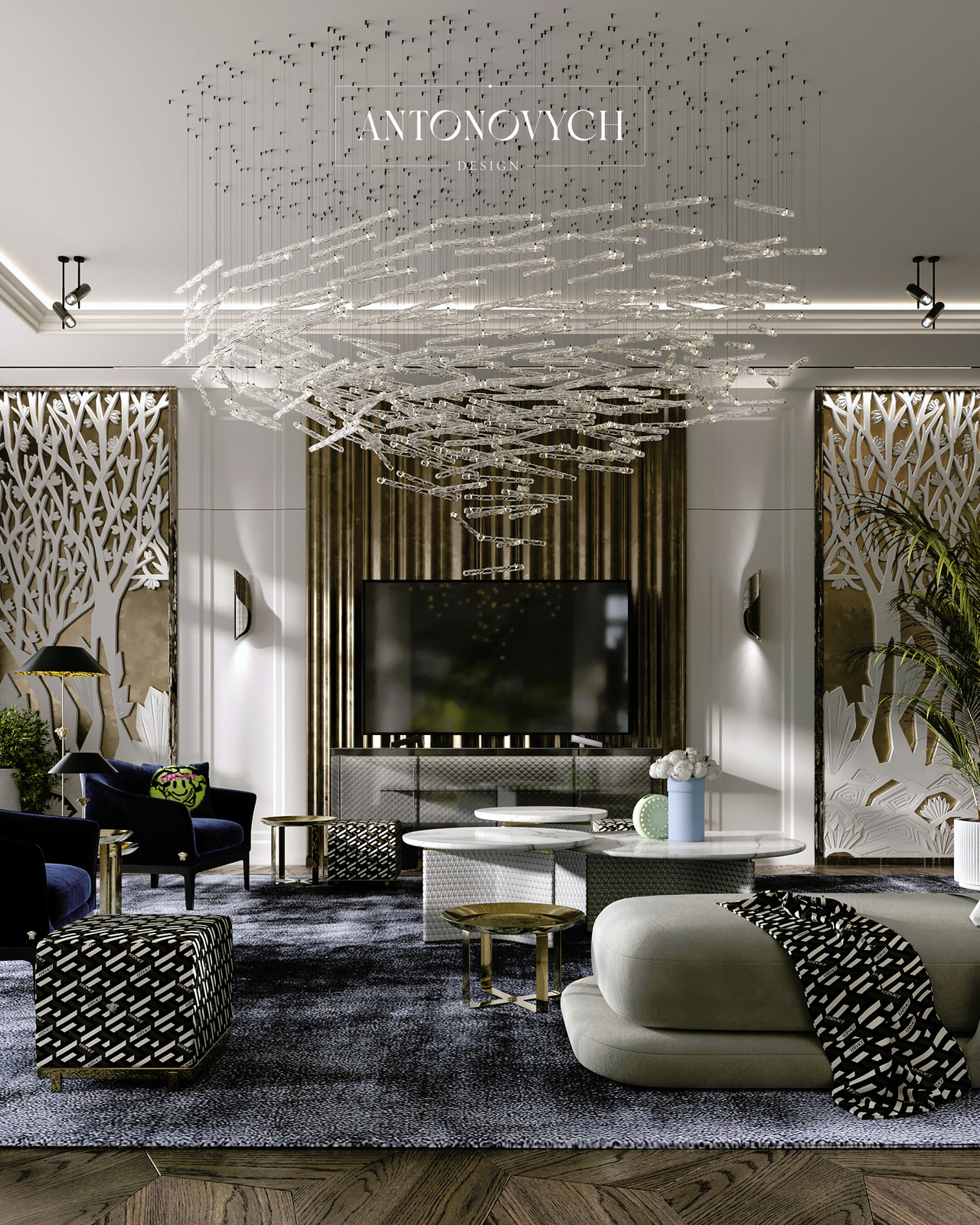 Versace Home Living Room 4, view 6