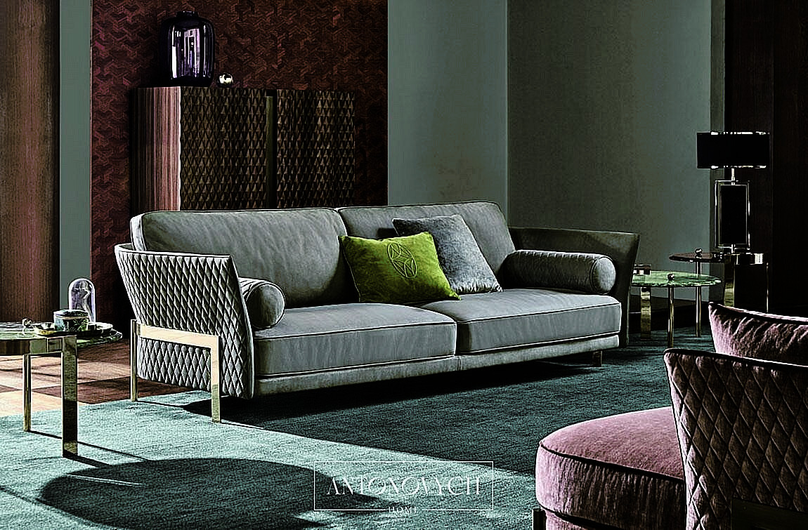 Angelo Cappellini Opera Contemporary Cosmo Living Room, view 7