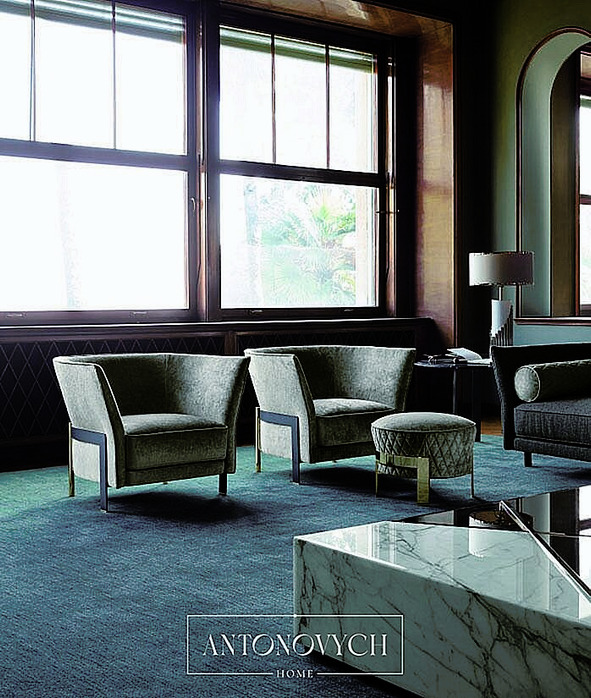 Angelo Cappellini Opera Contemporary Cosmo Living Room, view 2