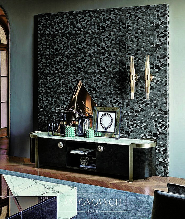 Angelo Cappellini Opera Contemporary Cosmo Living Room, view 9