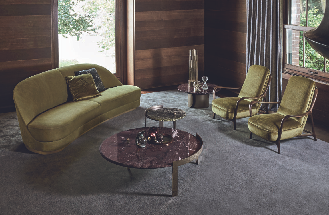 Angelo Cappellini Opera Contemporary Kathy Living Room