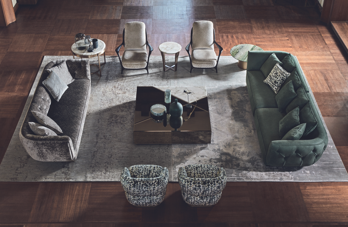 Angelo Cappellini Opera Contemporary Ivonne Living Room