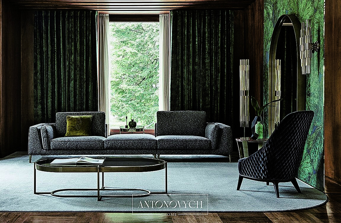 Angelo Cappellini Opera Contemporary Ferdinand Living Room, view 4