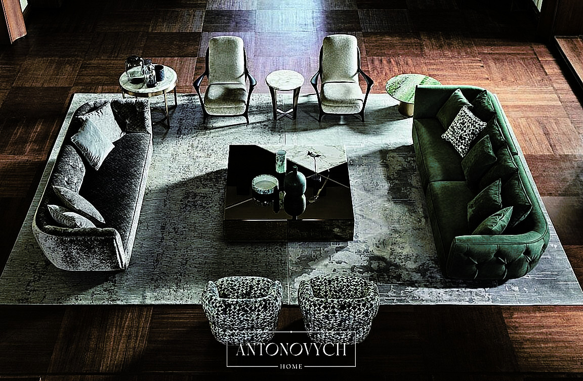 Angelo Cappellini Opera Contemporary Ivonne Living Room, view 7