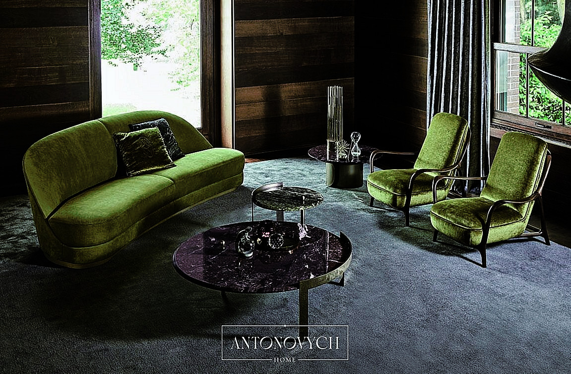 Angelo Cappellini Opera Contemporary Kathy Living Room, view 4