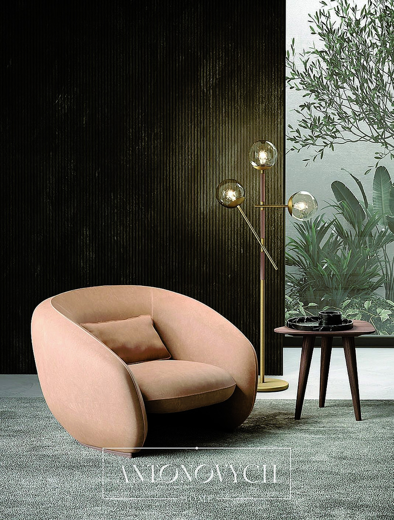 Botero Armchair by Ulivi, Vanity Atmosphere Collection, view 3