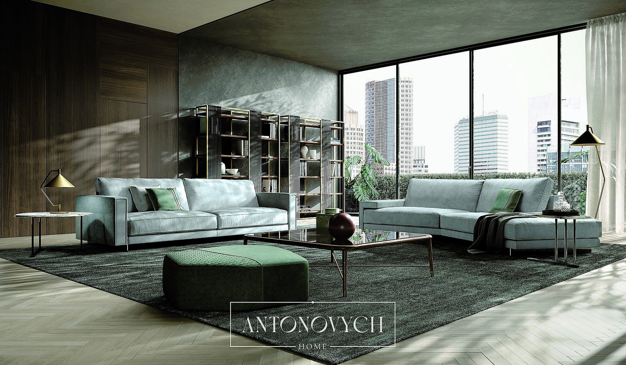 Ulivi Hector Slim Sofa, Vanity Atmosphere Collection