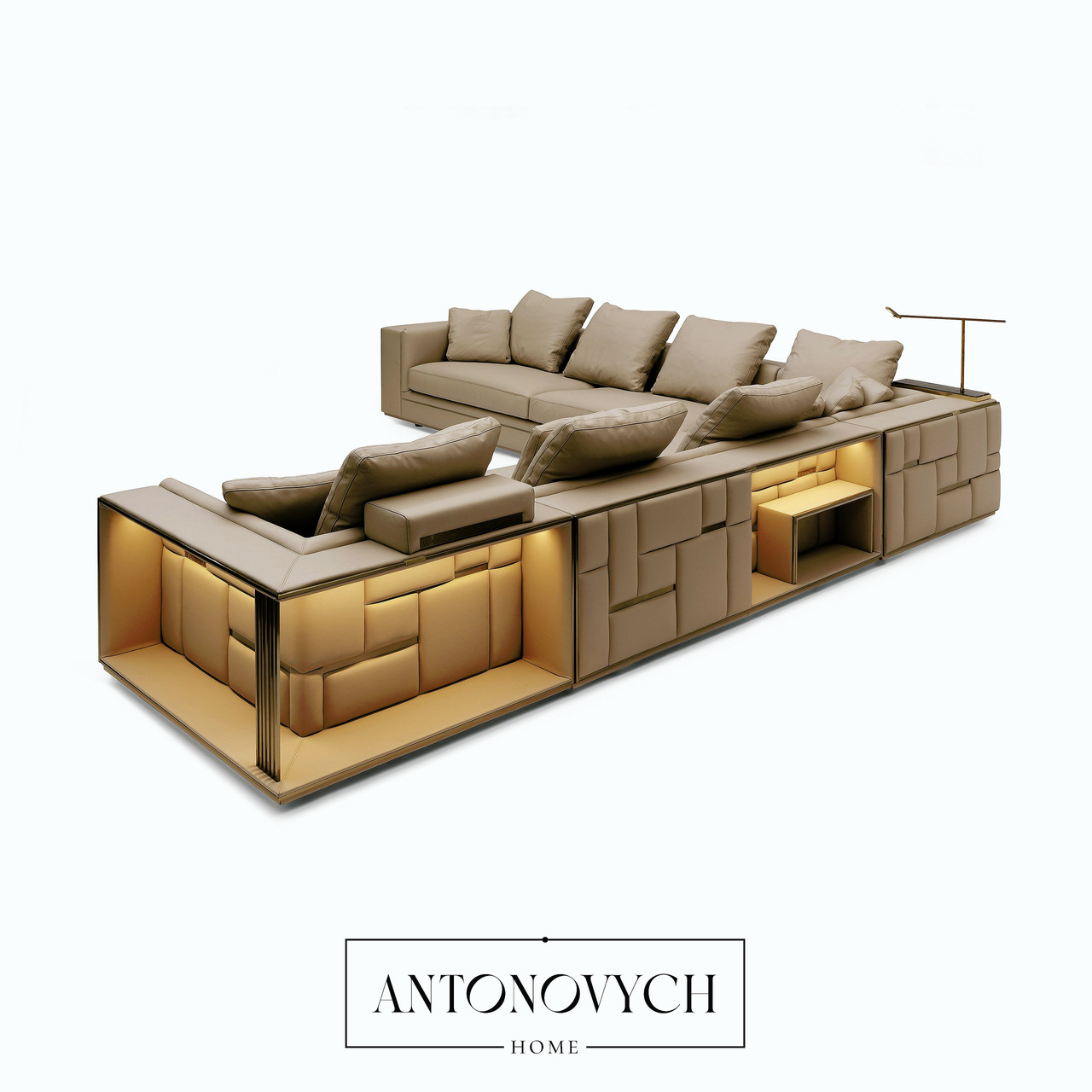 Visionnaire Babylon Rack Modular Sofa, view 3