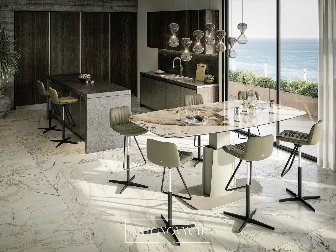 Cattelan Italia Aviator Keramik Lift Table