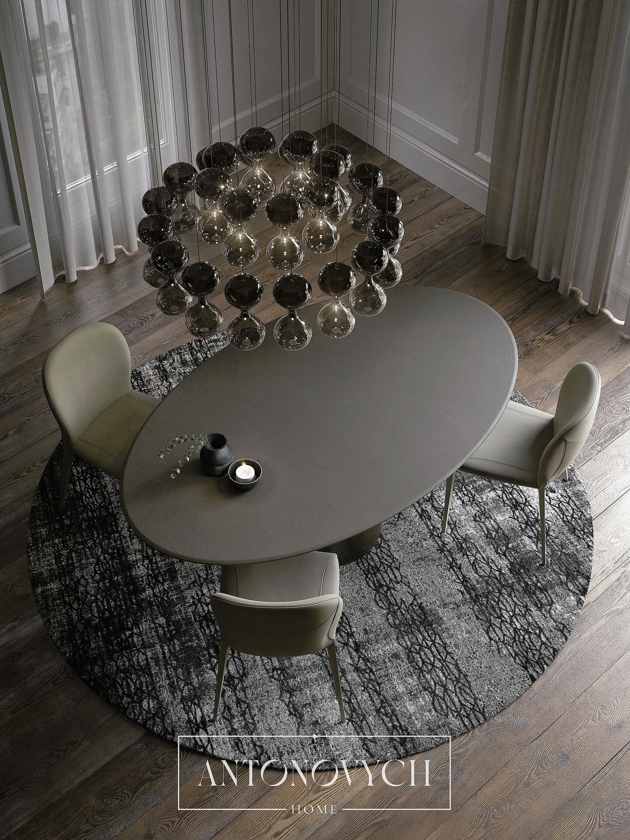 Cattelan Italia Yoda Dining Table, view 4