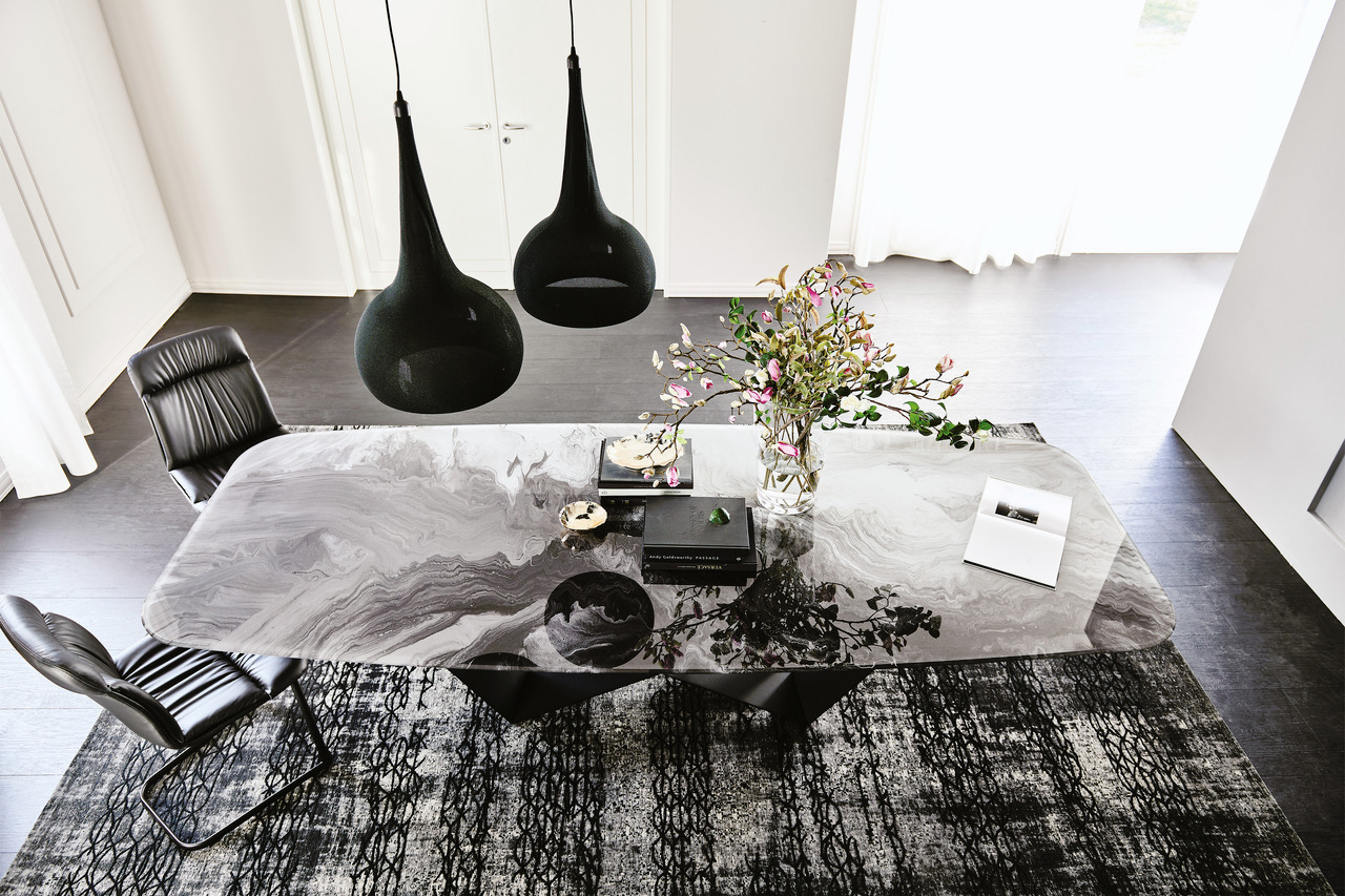 Cattelan Italia Skorpio CrystalArt Dining Table