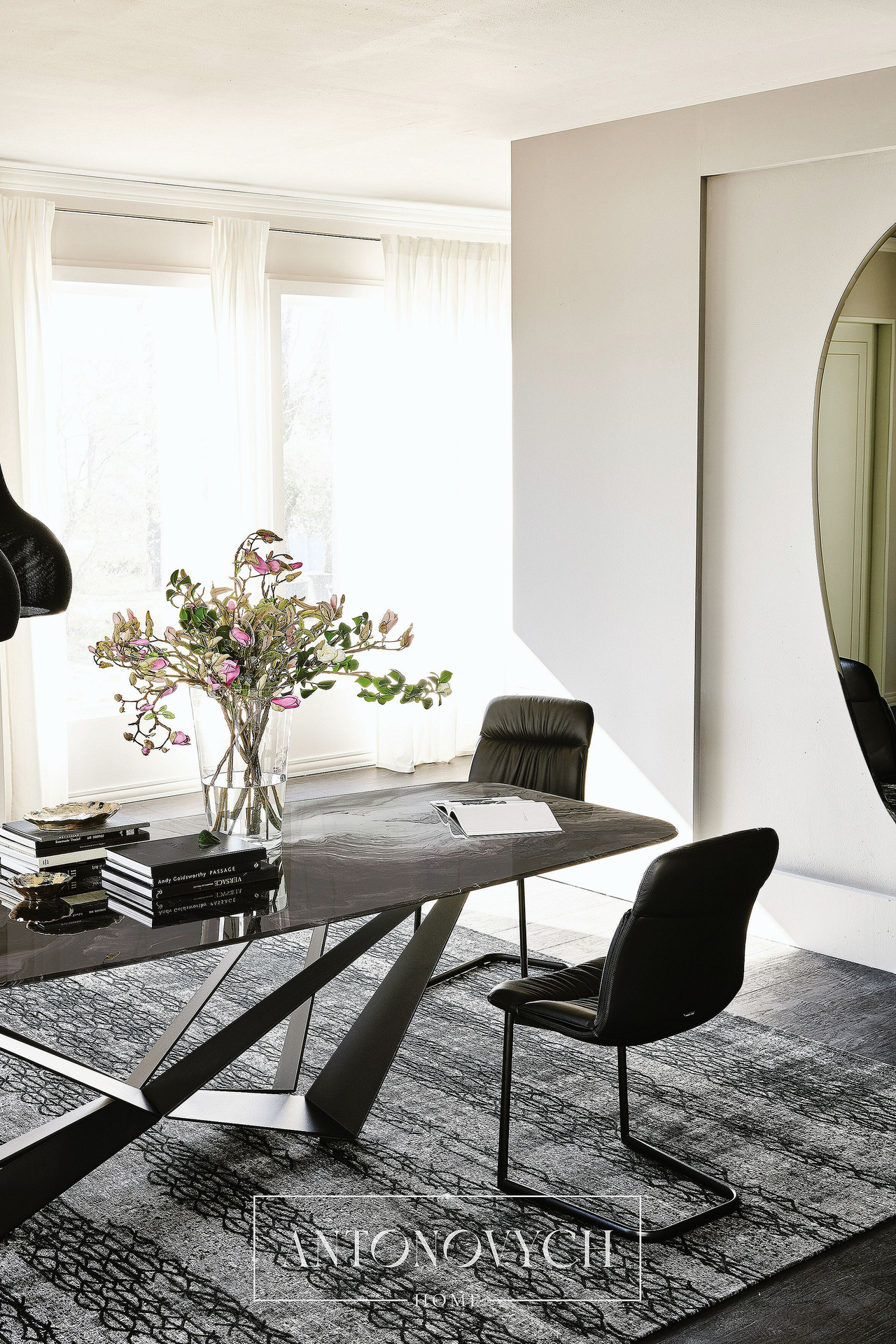 Cattelan Italia Skorpio CrystalArt Dining Table, view 8