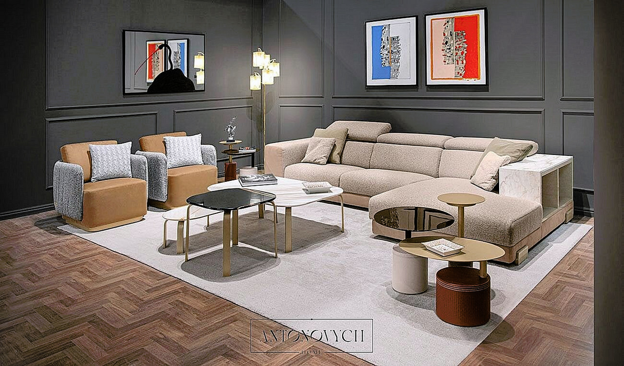 Formitalia Piera Glamour Upholstered Furniture Collection