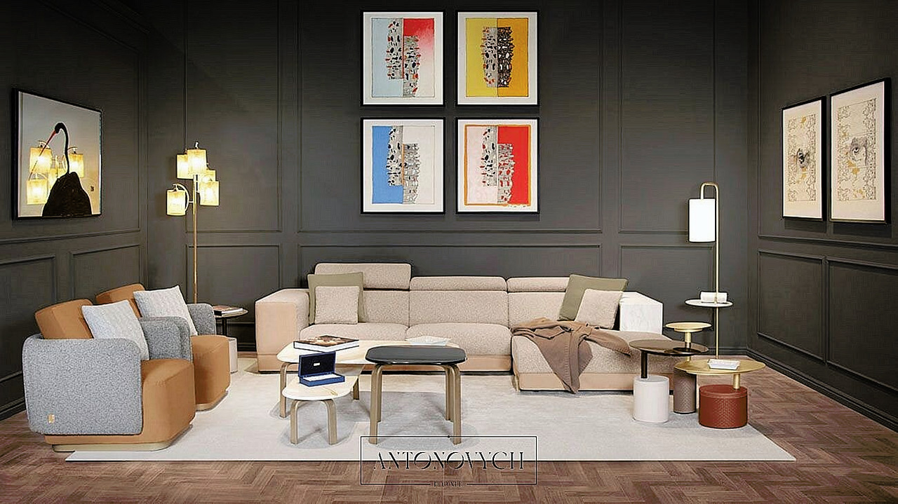 Formitalia Piera Glamour Upholstered Furniture Collection, view 2