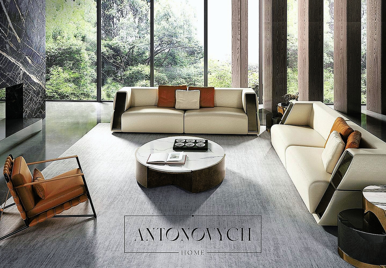 Tonino Lamborghini Casa TL-2390 Three-Seat Sofa