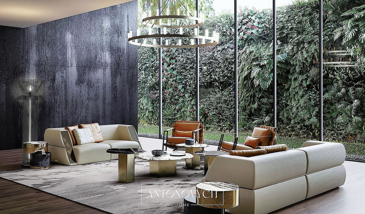 Tonino Lamborghini Casa TL-2390 Three-Seat Sofa, view 4