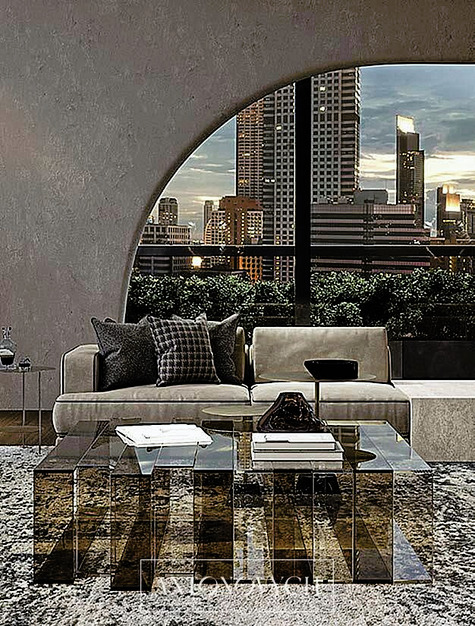 Gianfranco Ferre Home Gallerist 1 Living Room, view 3