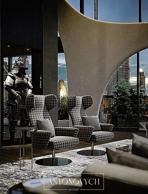 Gianfranco Ferre Home Gallerist 1 Living Room, view 5