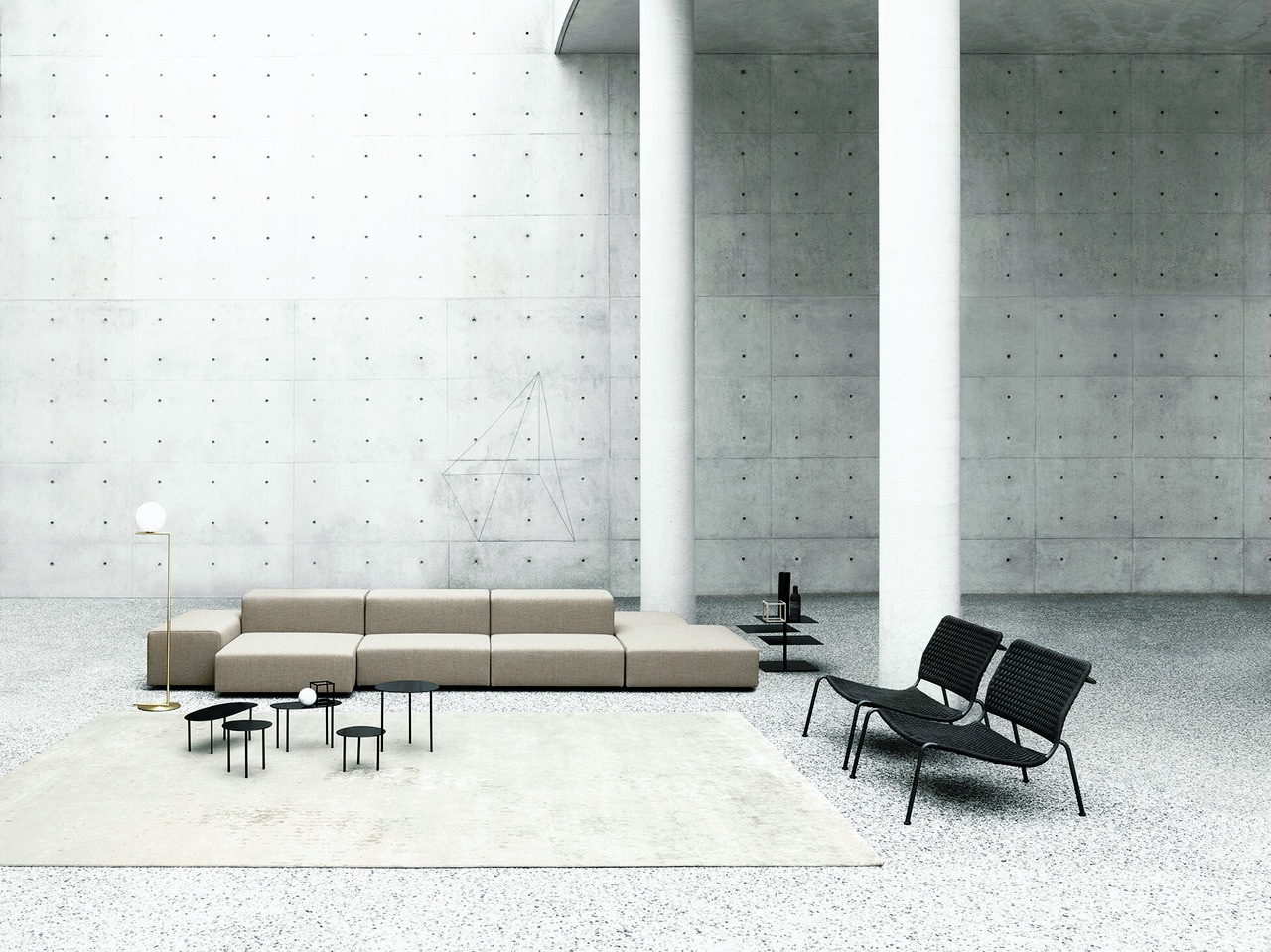 Living Divani Extra Wall Sofa