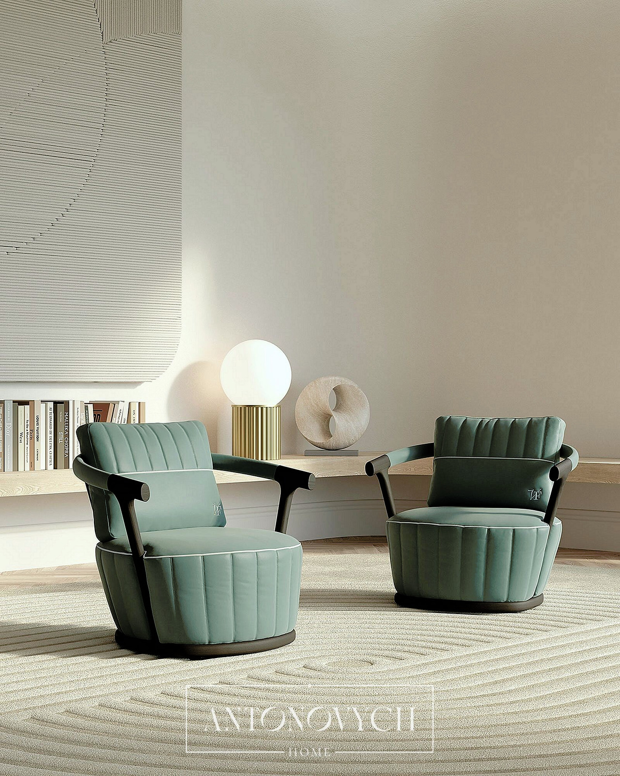 Vittoria Frigerio Mora Armchair, view 6