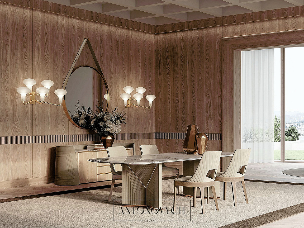 Pinto Dining Table by Vittoria Frigerio, view 5