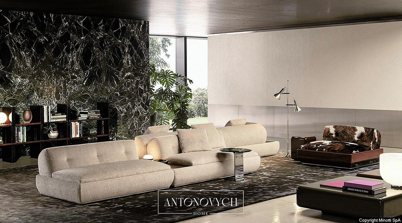 Minotti Supermoon Sofa, view 3
