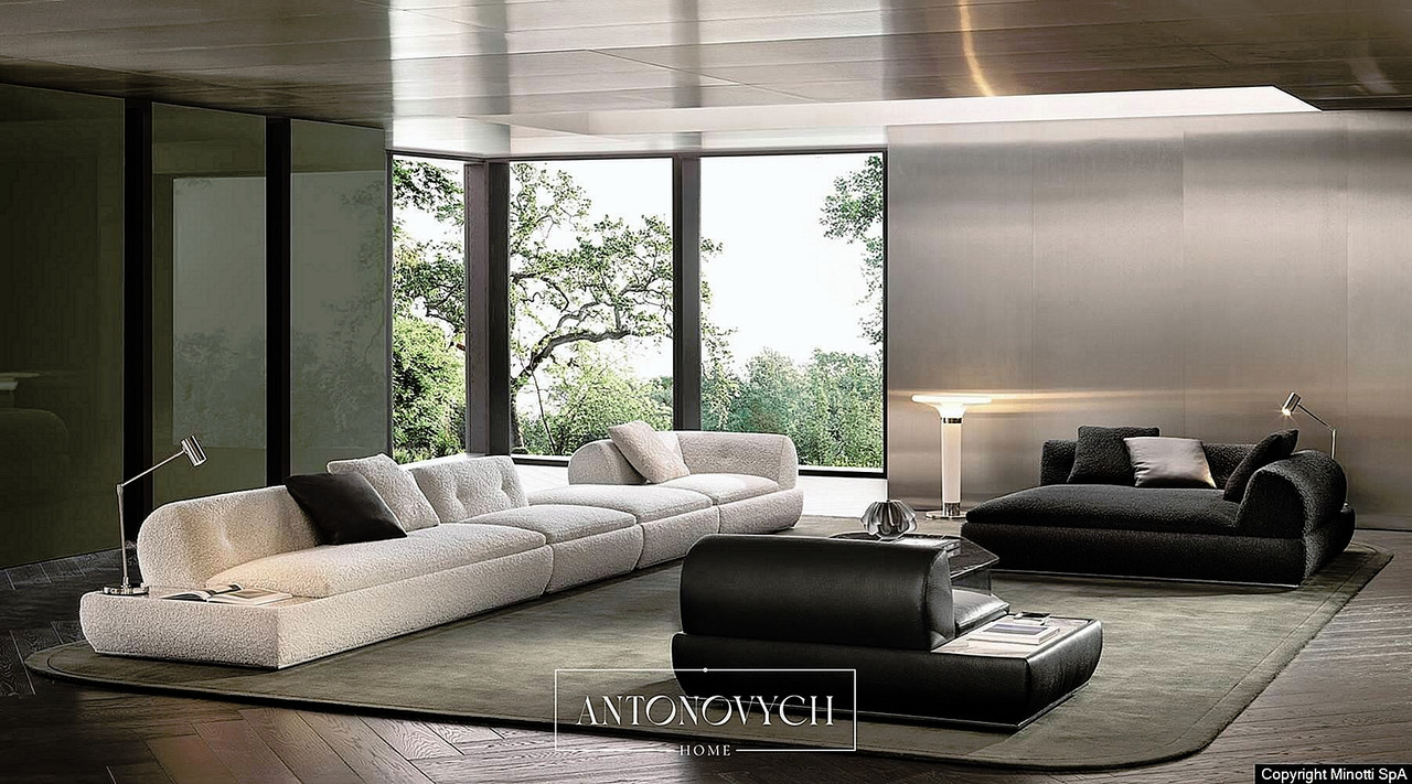 Minotti Supermoon Sofa, view 6