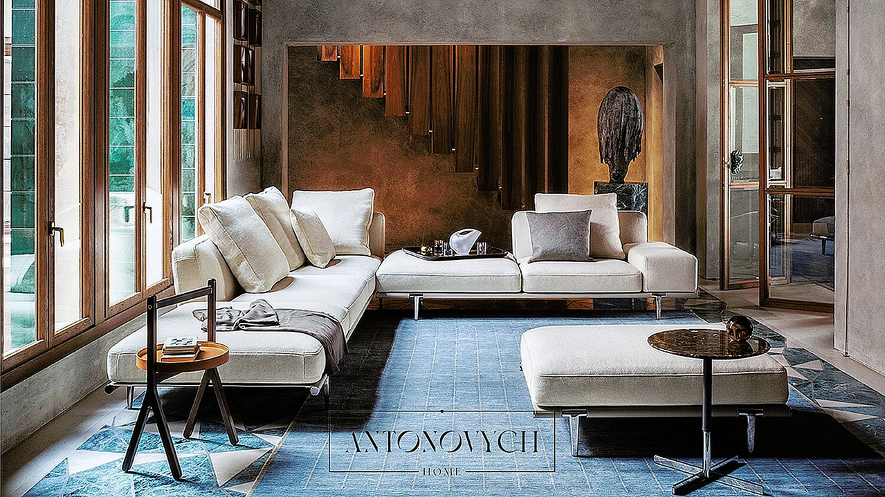 Poltrona Frau Let it Be Sofa, view 5