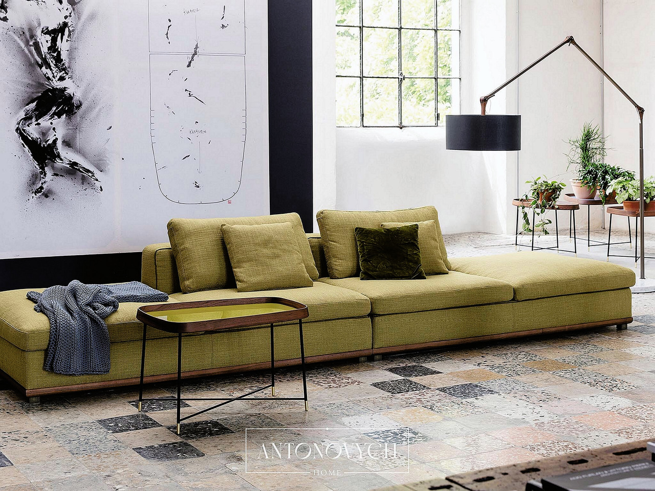 Kirk Modular Sofa by Porada, view 4