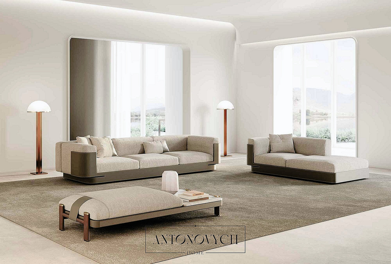 Vittoria Frigerio Necchi Sofa, view 2