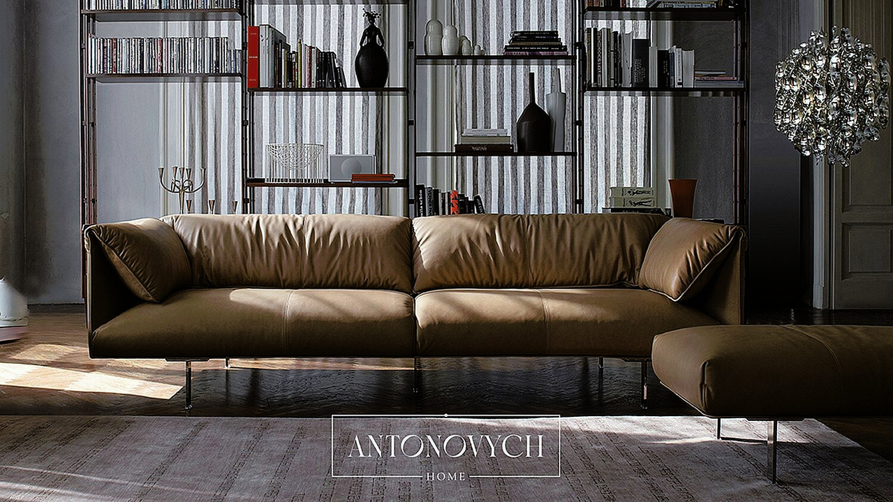 Poltrona Frau John-John Sofa, view 2