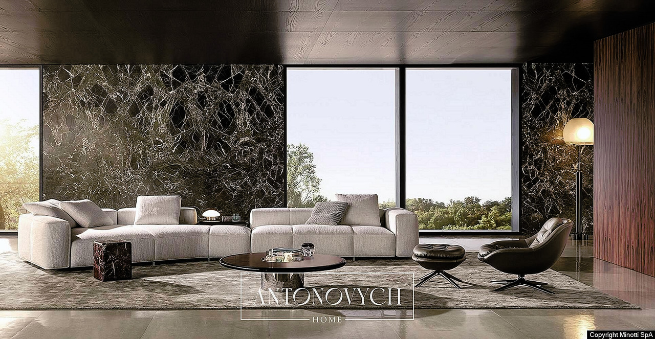 Minotti Yves Sofa, view 7