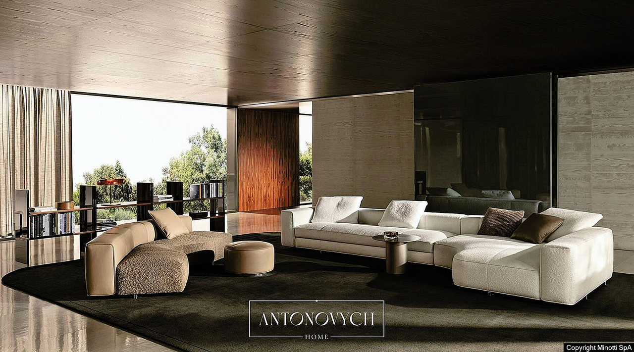 Minotti Yves Sofa, view 6