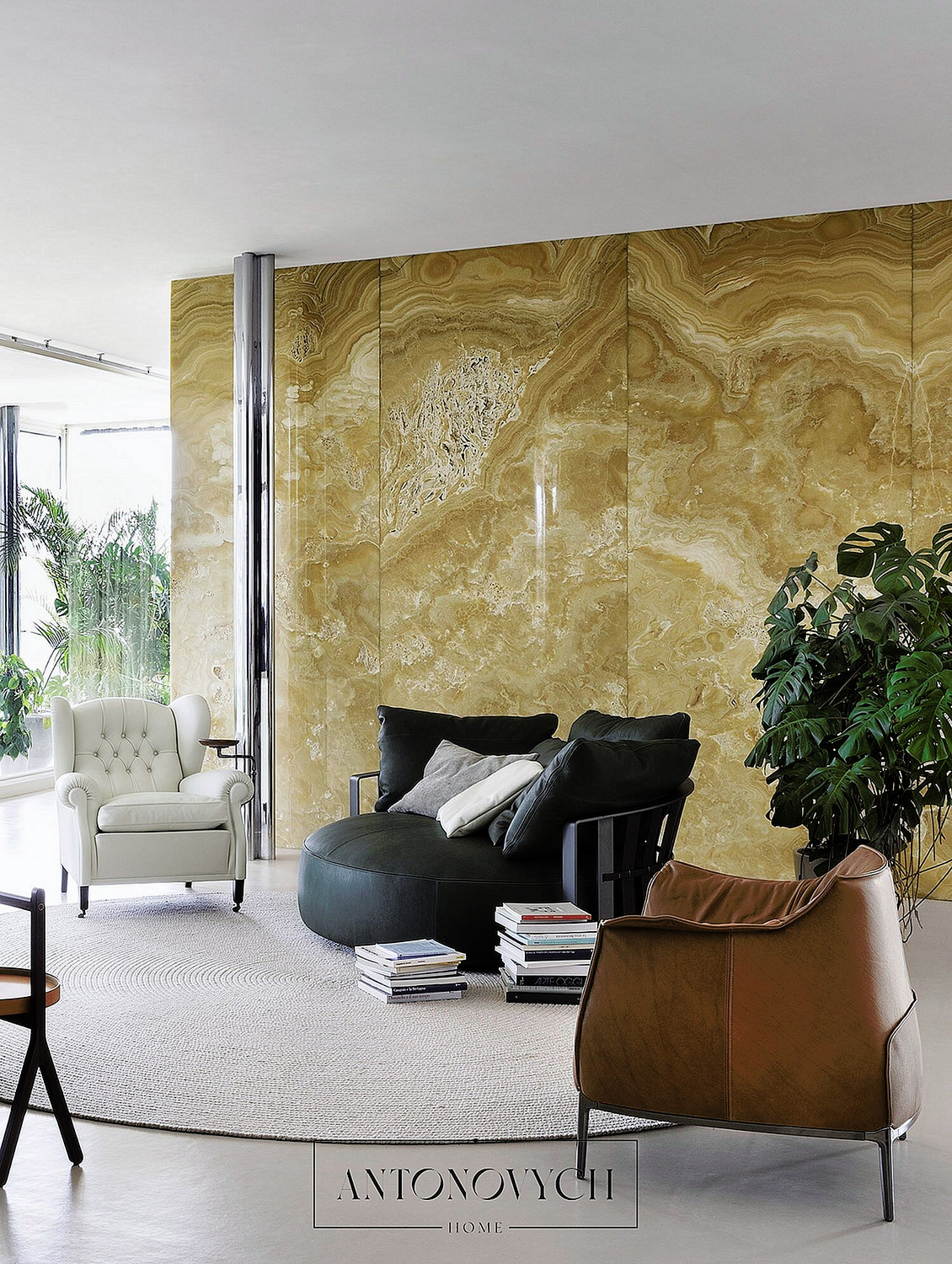 Poltrona Frau Archibald Armchair