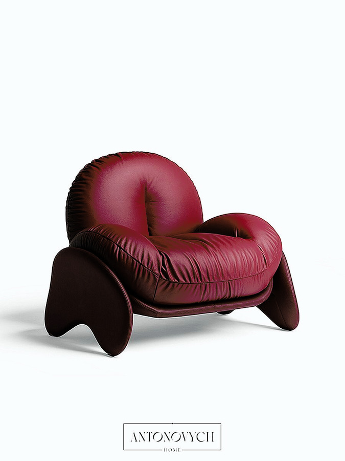 Squash Armchair by Poltrona Frau, view 7